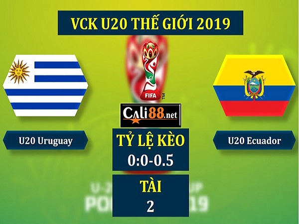 Nhận định U20 Uruguay vs U20 Ecuador, 22h30 ngày 3/06