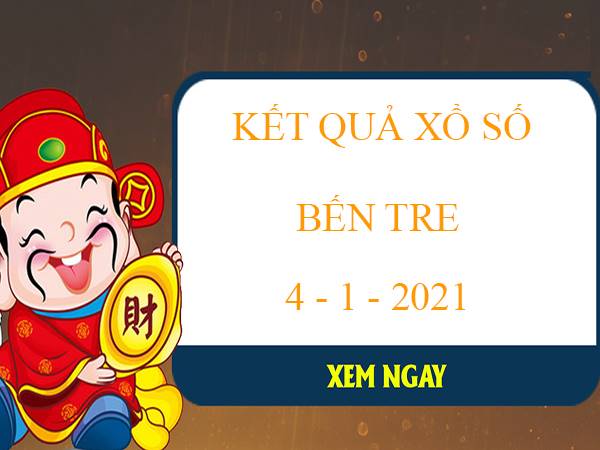Dự đoán kết quả sổ xố Bến Tre 4/1/2022 XSBTR thứ 3