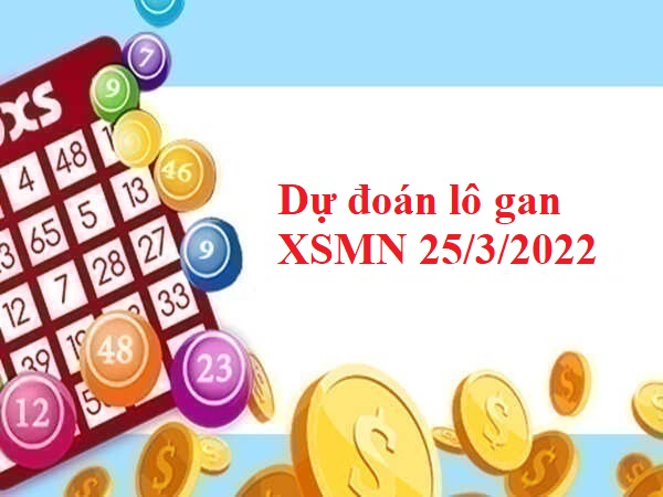 Dự đoán lô gan KQXSMN 25/3/2022 thứ 6