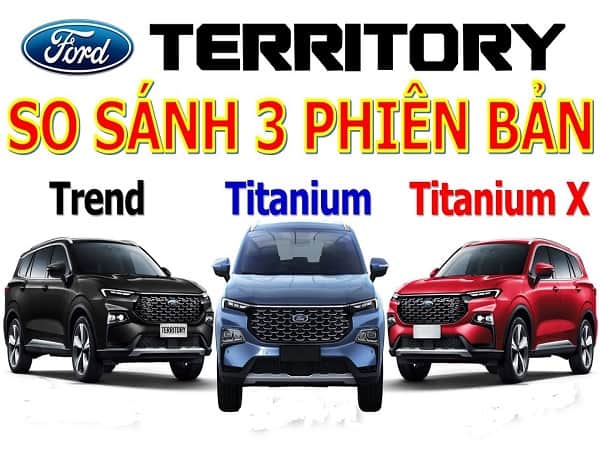 Các phiên bản Ford Territory 2023