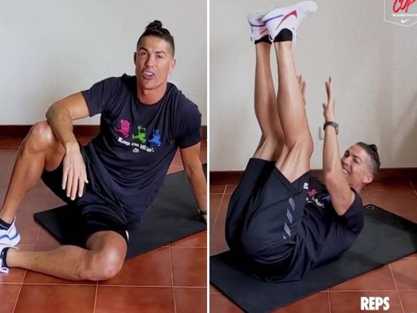 Các bài tập bụng của Ronaldo để có body 6 múi