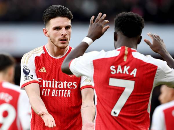 Đóng góp cốt lõi của Saka và Declan Rice cho sự thăng hoa của Arsenal Đóng góp cốt lõi của Saka và Declan Rice cho sự thăng hoa của Arsenal